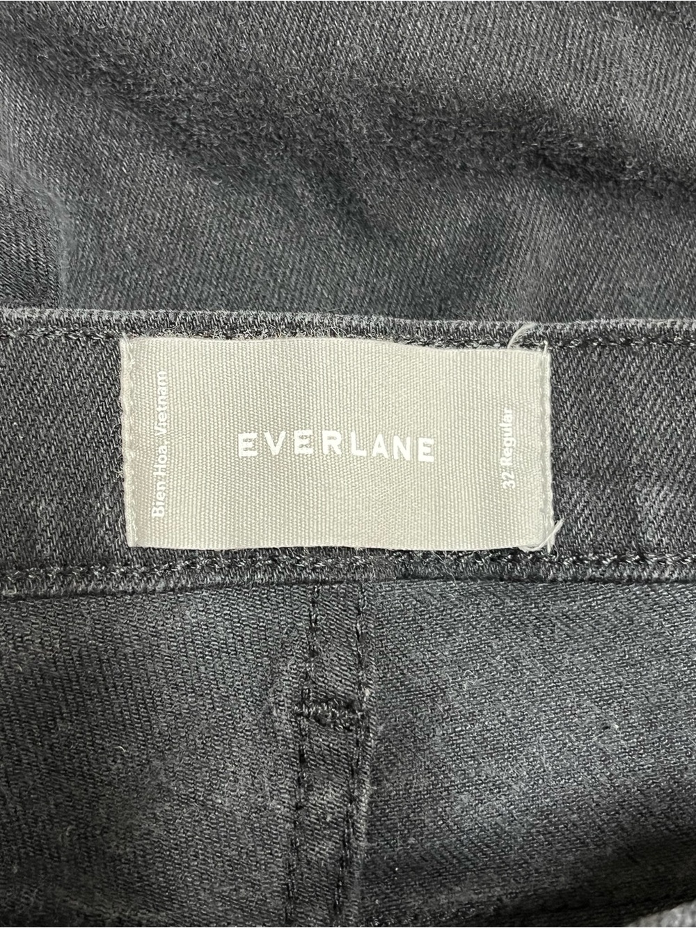 Everlane The High Rise Skinny Jean Black Stretch Denim Women’s 32 Regular - Picture 3 of 4